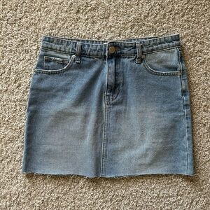 Abound Light Blue Denim Mini Skirt